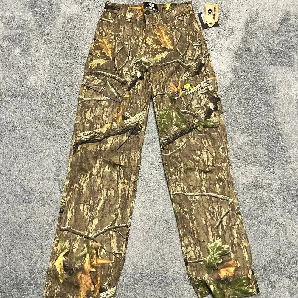 Mossy Oak Pants Kids Boys Youth XL 16-17 Camouflage Cargo